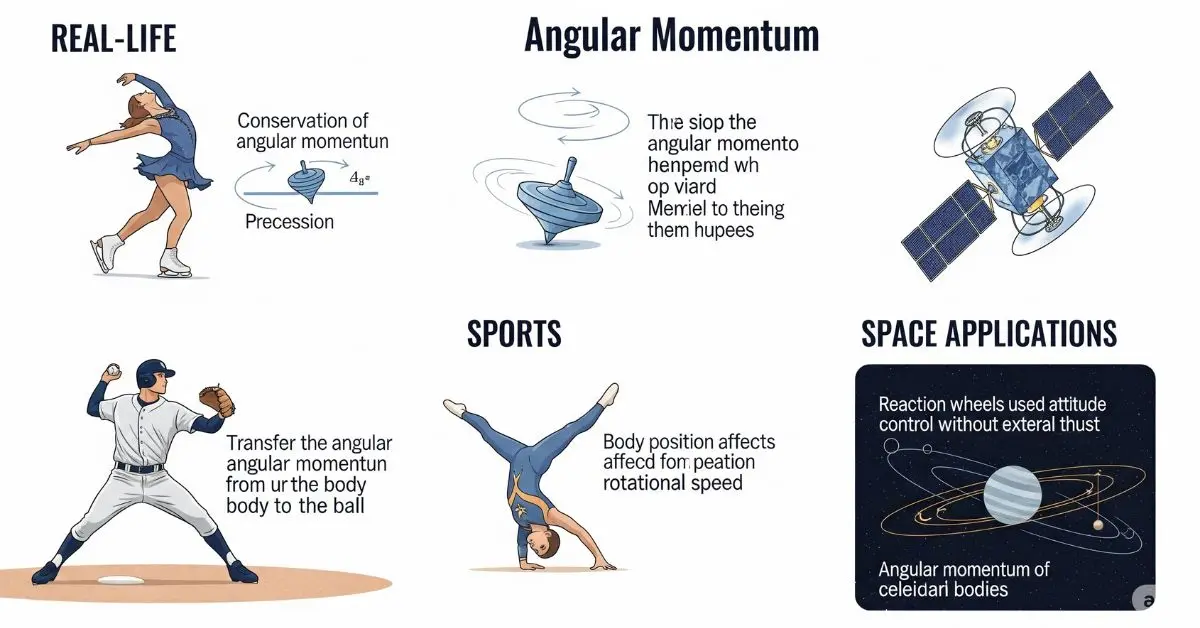 You are currently viewing Examples of Angular Momentum: Real-Life, Sports, and Space Applications