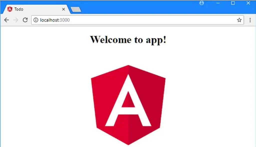 angular welcome note