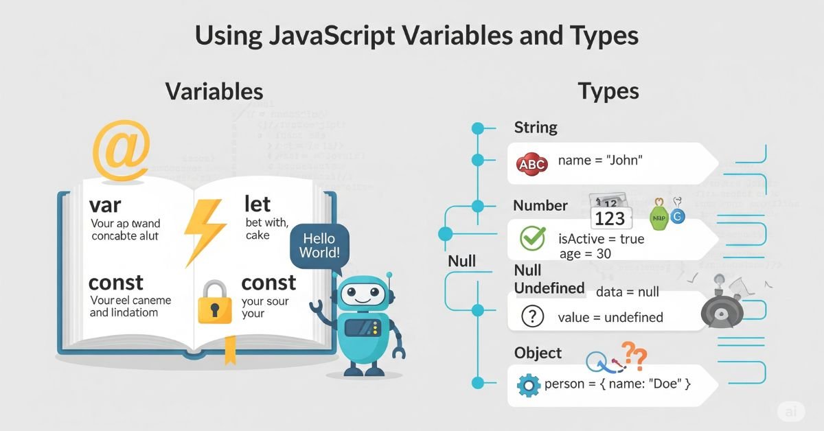 You are currently viewing Using JavaScript Variables and Types