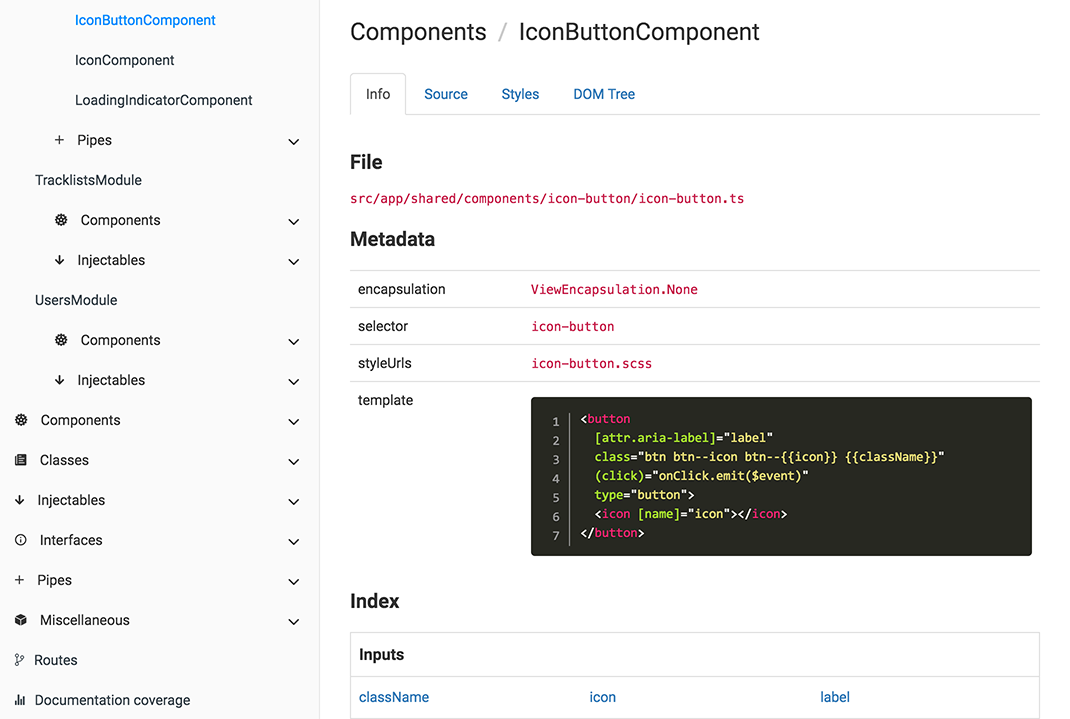 Compodoc - Documentation Tool For Angular Project