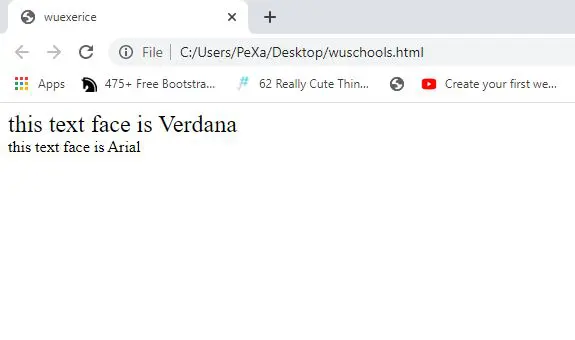 font tag