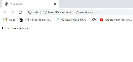 space in html