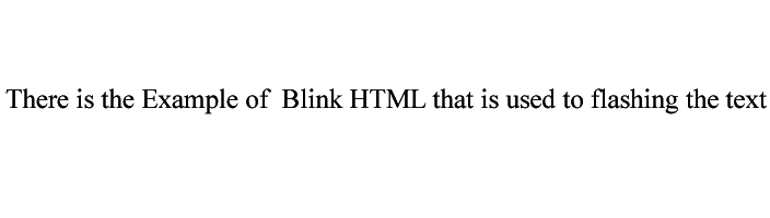 Blink html