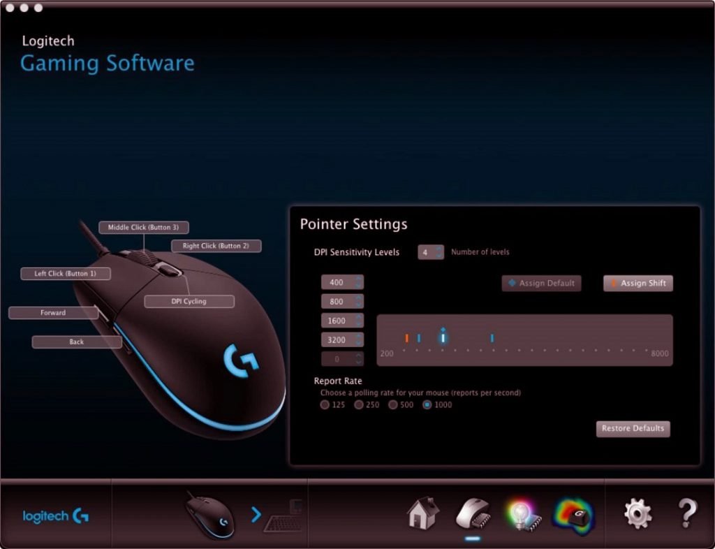 logitech gaming software not detecting mouse and keyboard