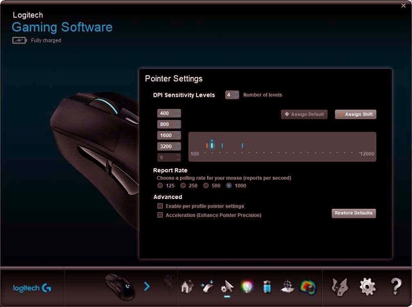logitech gaming software not detecting g700s