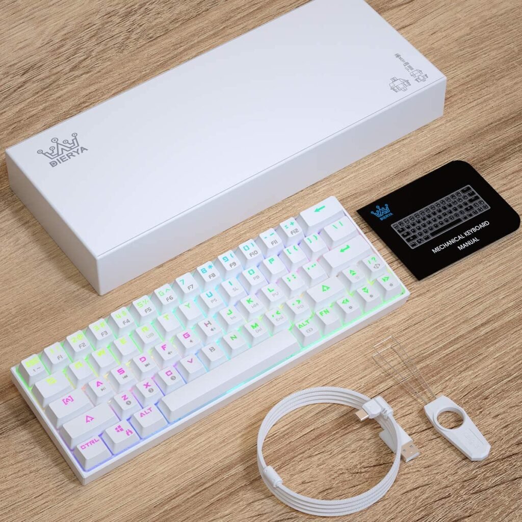 White Keyboard Gaming