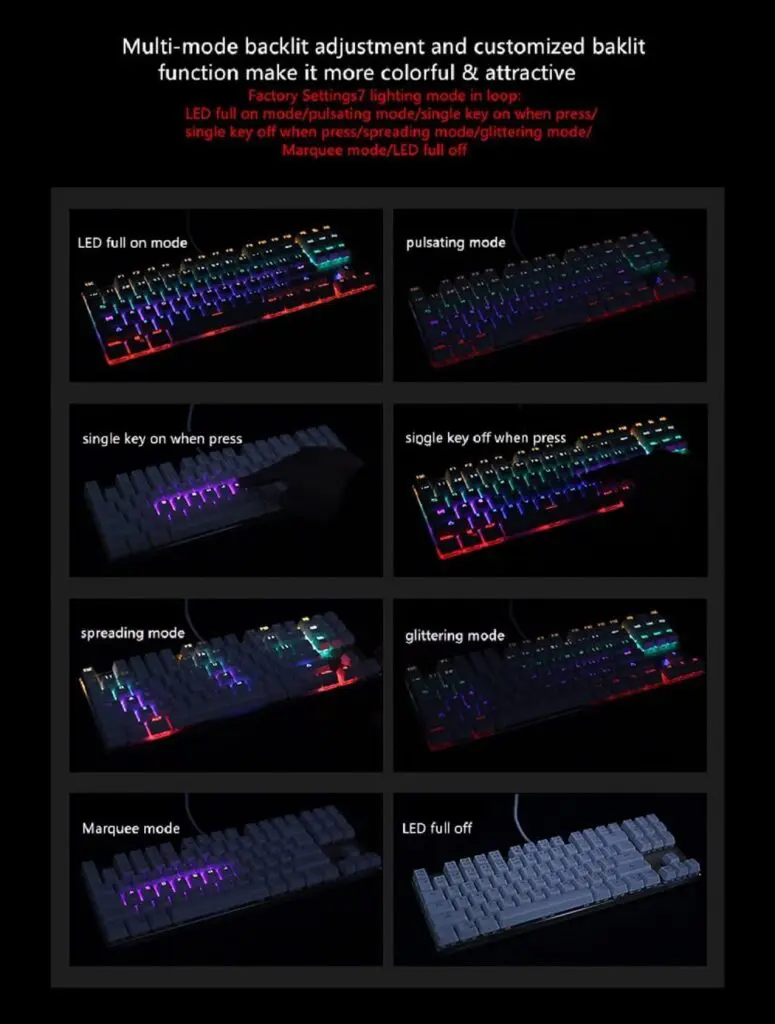 Hcman Mechanical Keyboard