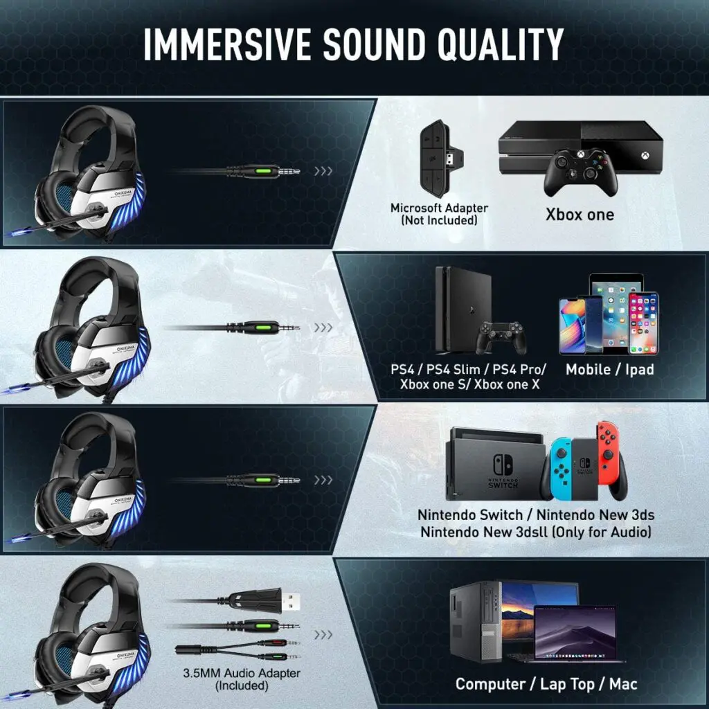 ONIKUMA gaming headset