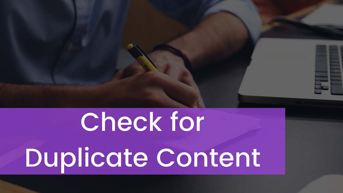 You are currently viewing Tools and Tips Check for Duplicate Content