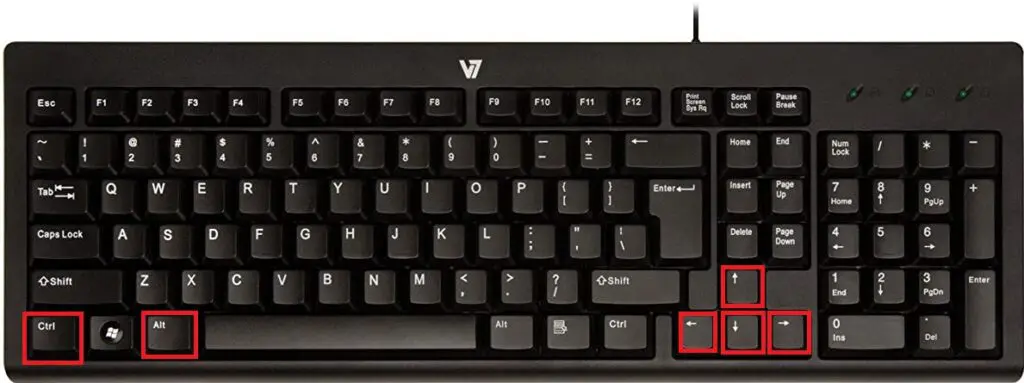 Rotate Screen Windows 10 hotkeys
