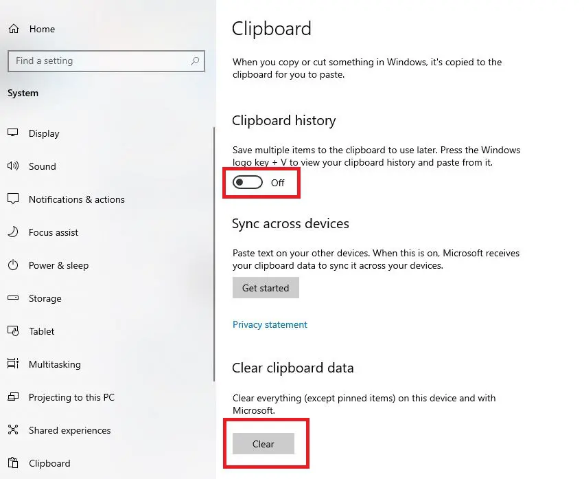 How to Clear Clipboard in Windows 10?