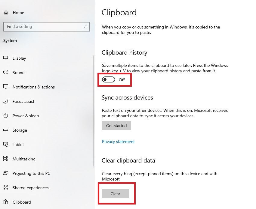 How to Clear Clipboard in Windows 10?