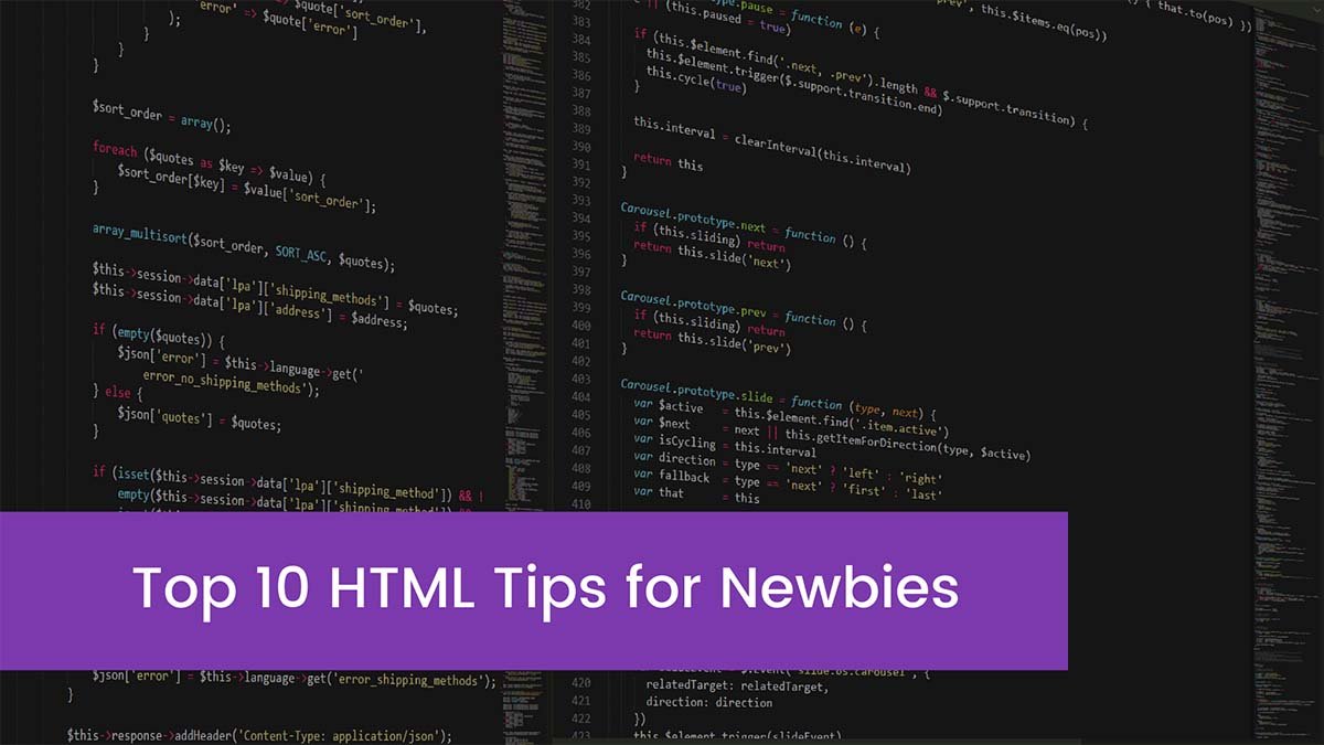 Read more about the article Top 10 HTML Tips for Newbies