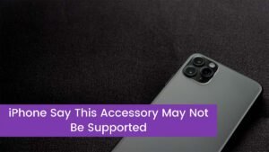Read more about the article Why Does My iPhone Say This Accessory May Not Be Supported?