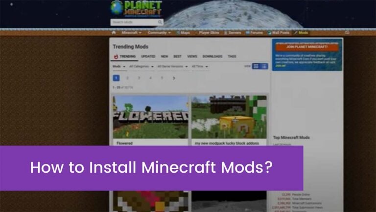 How to Install Minecraft Mods?