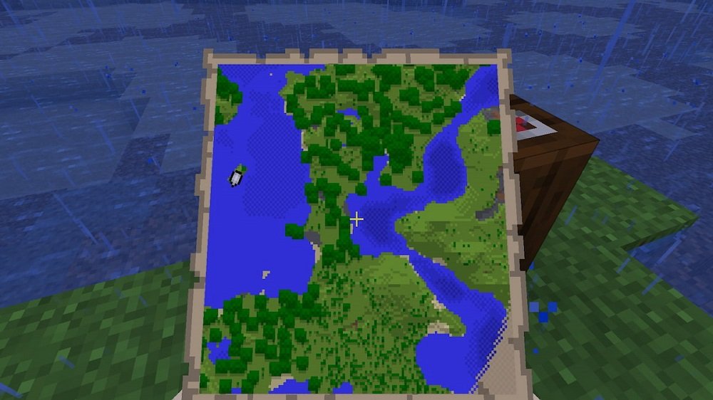 How to use and make a map in Minecraft