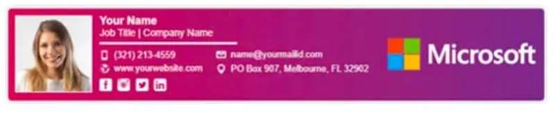 Modern Email Signature Designs