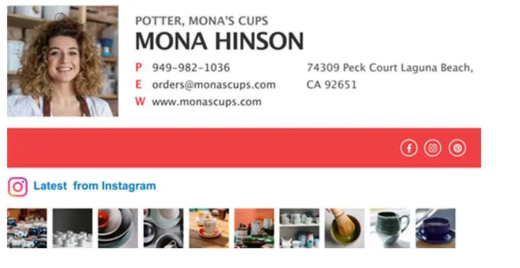 Modern Email Signature Designs