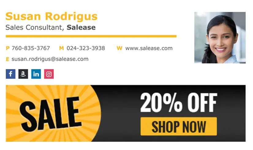Modern Email Signature Designs