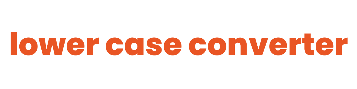 Lower Case Converter