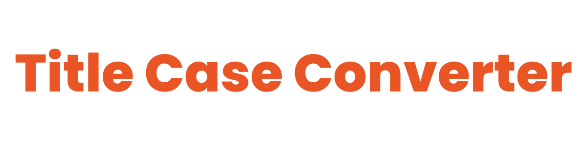 Title Case Converter
