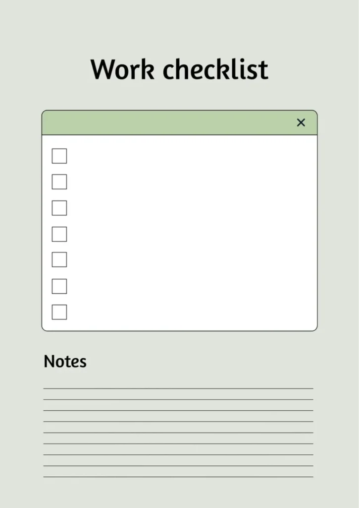 Google Docs Checklist Templates