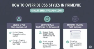 Read more about the article How to Override CSS Styles in PrimeVue (Smart, Effective, and Clean)