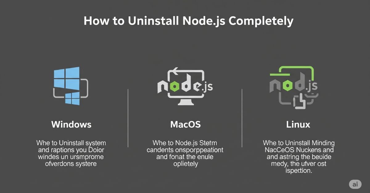 You are currently viewing How to Uninstall Node.js Completely (Windows, macOS, Linux)