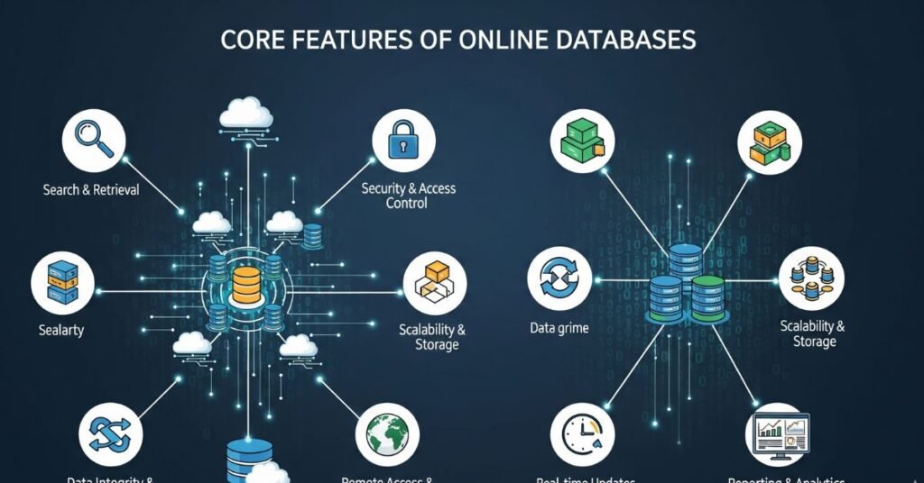 Core Features of Online Databases