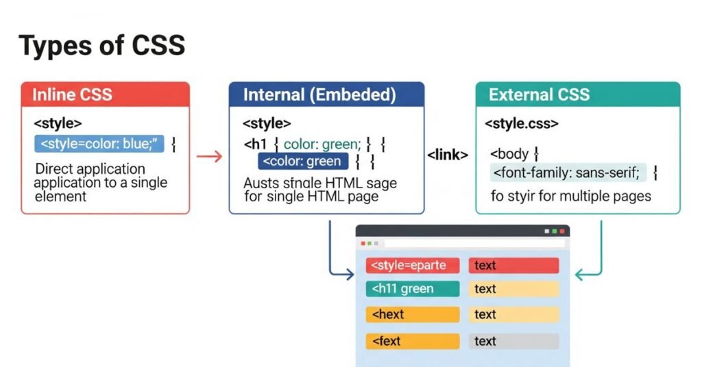 Types of CSS and Their Usage