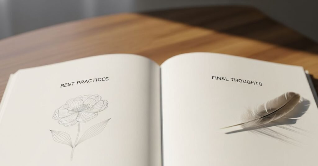 Best Practices and Final Thoughts