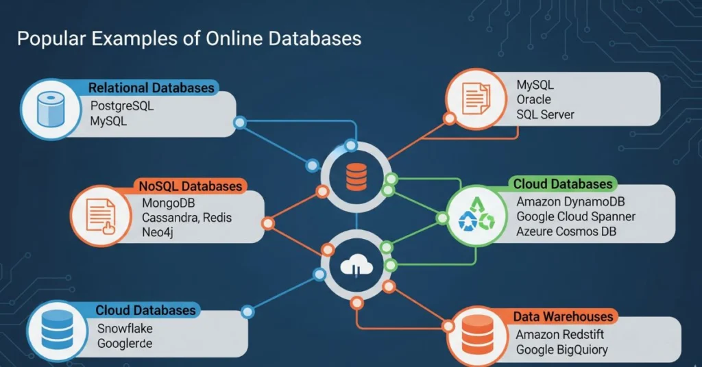 Databases Online Learning What is an Online Database