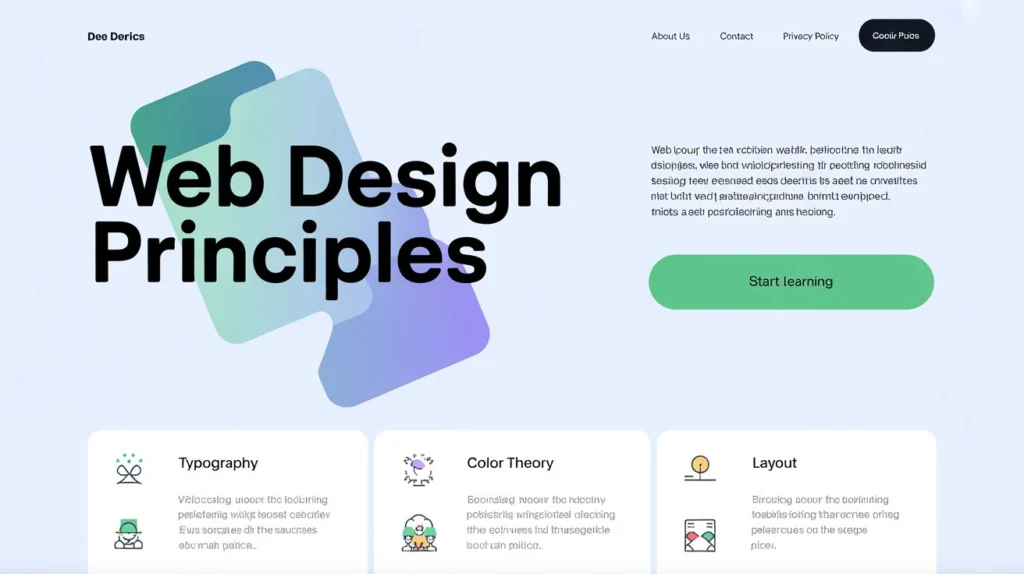 Web design principles for beginners